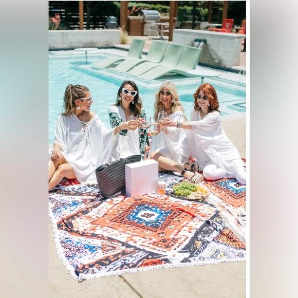 Rachel Zoe | Skova Kilim Beach/Pool Towel - Picture 2 of 8